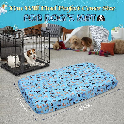 Dog Bed Covers Replacement Washable, Elastic Edged Pet Bed Protector - Image 3