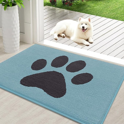 Buganda Dog Door Mat for Muddy Paws, Absorbent Dirt Trapper Non Slip Indoor by Buganda