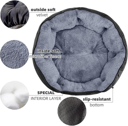 Asvin Medium Dog Bed for Medium Dogs, Large Cat Beds for Indoor Cats, Pet Bed - Image 4