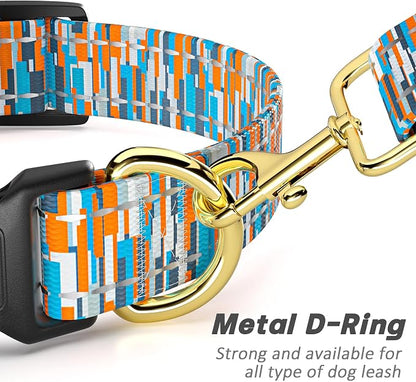 Reflective Dog Collar for Small Dogs, Cute Boho Adjustable Heavy-Duty Nylon - Image 5
