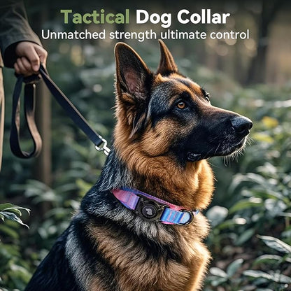 2026 Upgrade Waterproof AirTag Dog Collar, Military Tactical Dog Collar - Image 2