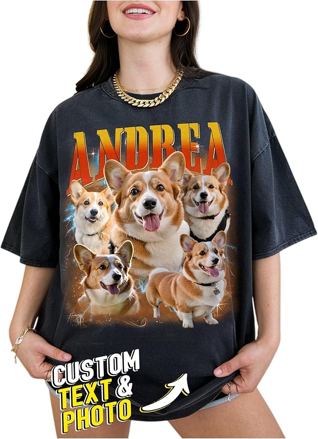 Custom Bootleg Rap Tee, Personalized Girlfriend Vintage Graphic T-Shirt by CustomsMerch