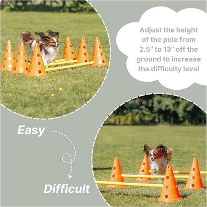 TRIXIE Dog Agility Hurdle Cone Set – Dog Agility Set - Image 5