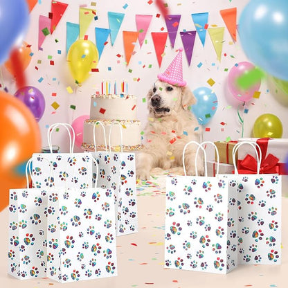 Blulu 20 Pcs Puppy Dog Paw Gift Bags - Image 6