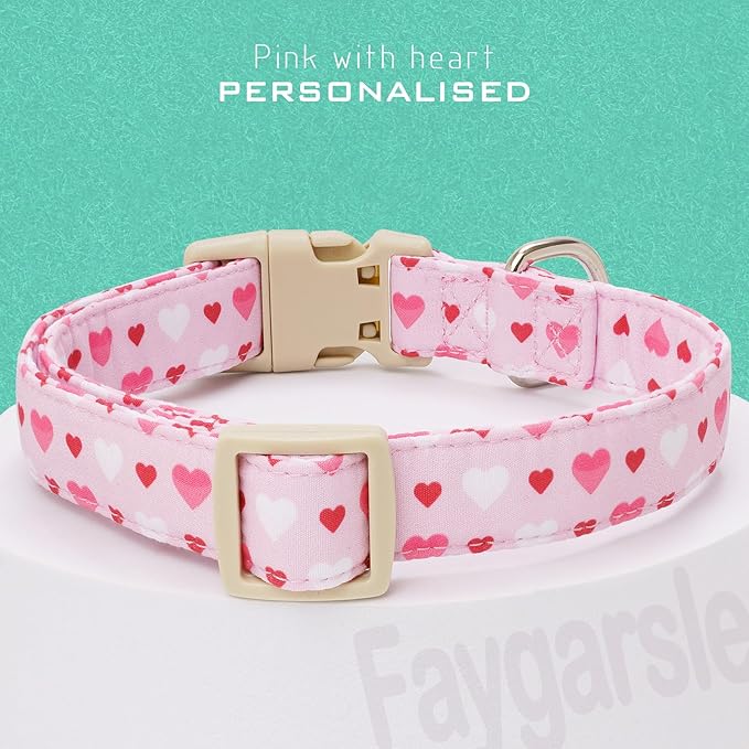 Faygarsle Valentine's Day Dog Collar, Adjustable - Image 2