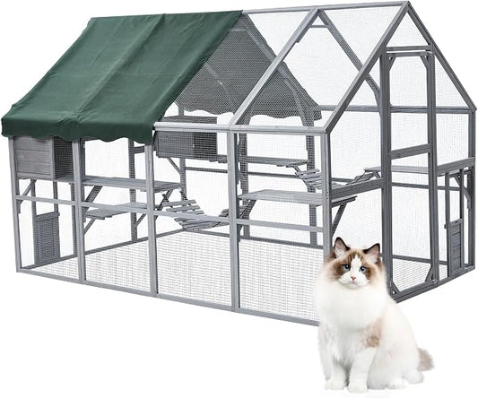 PeakPursuit Extra Large Cat Enclosure, 110 Inch Large Catio by Unknown