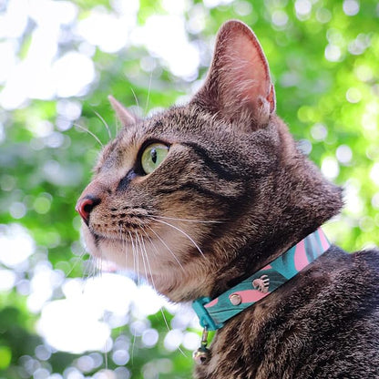 Kittyrama Botanicals Monstera Kitten Collar. Award Winning. Hypoallergenic - Image 4