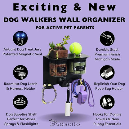 Dog Treat Holder for Wall Storage for Pets, Premium Pet Wall Organizer - Image 5
