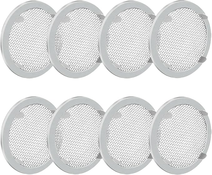 8-Pack 2" Circular Vent Covers, Steel Mesh Screen, Circular Screen by Unknown