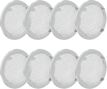 8-Pack 2" Circular Vent Covers, Steel Mesh Screen, Circular Screen by Unknown