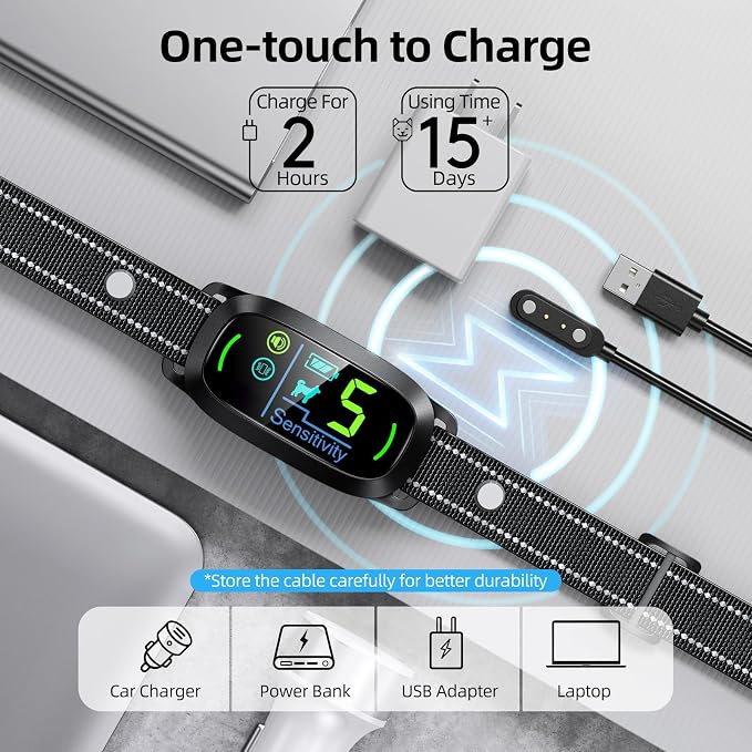 Dog Bark Collar, Rechargeable Smart Collar, Anti Barking Training Collar - Image 4
