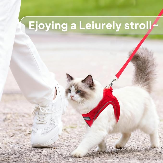 PetiFine Cat Harness and Leash Set, Escape Proof Kitten Harness Reflective - Image 5
