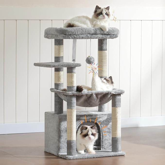 Heybly Cat Tree, Kitten Tower - Image 8