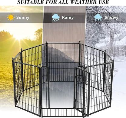 Dog Playpen 40 inch 2 Panels Indoor Dog Pen - Image 4