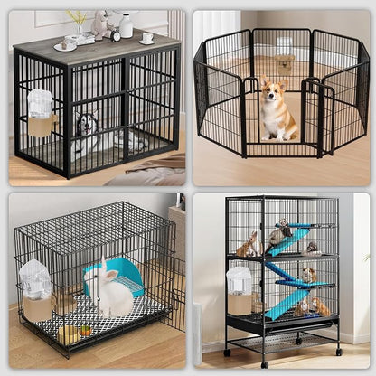 50 oz Rabbit Water Dispenser, Gravity Dog Water Bowl Dispenser - Image 5