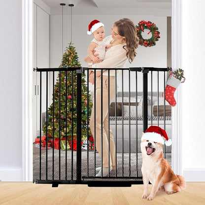 41" Tall Safety Pet Gate, Adjustable 29.92"-57.48" Wide, No Drilling Pressure by RGQPHANTOM