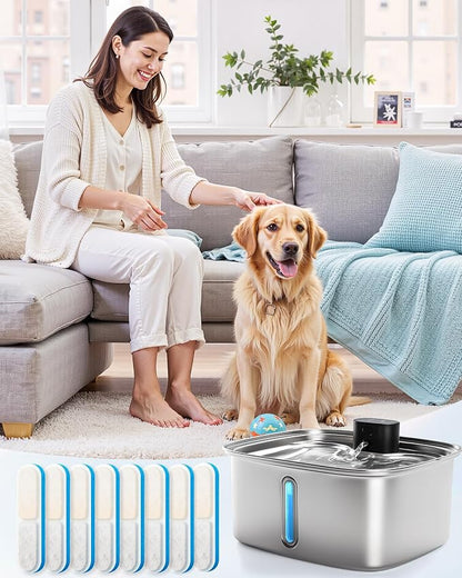 10L Dog Water Bowl Dispenser Fountains Accessories, Pet Cat Water Fountain - Image 7