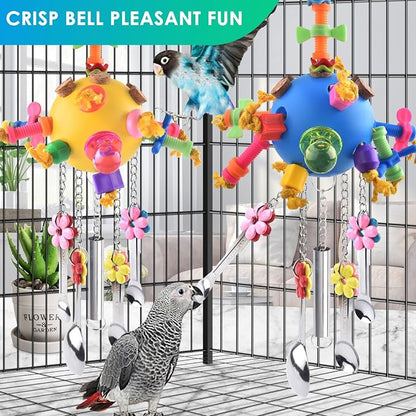 KATUMO Bird Toys, African Grey, Small Cockatoo, Mini Macaw, Eclectus and - Image 4