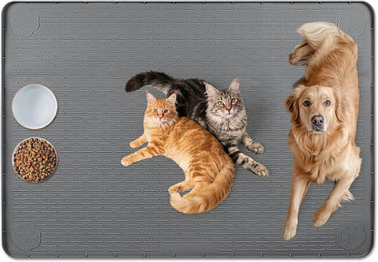 Cat Food Mat, Floor Protection by Bartuke