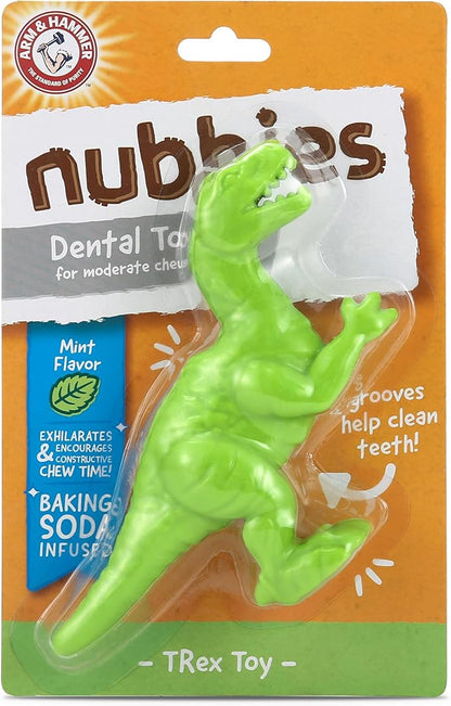 Arm & Hammer for Pets Nubbies Dental Toys T-Rex Dental Chew Toy for Dogs Best - Image 2