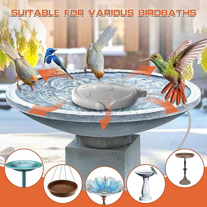 Daoeny Bird Bath Heater, 120W Bird Bath Heaters - Image 7