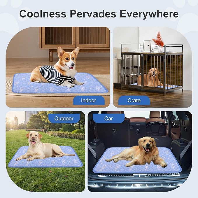 MH MYLUNE HOME Dog Cooling Mat 36x23 Inch - Image 8