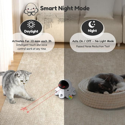 ORSDA Cat Laser Toy, 2-in-1 Interactive Automatic Motion Activated Moving 8 - Image 7