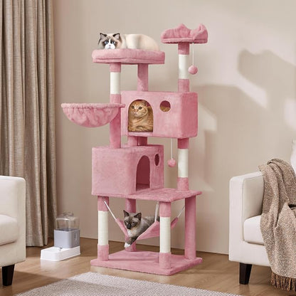 Yaheetech Multi-Level Cat Tree, Large Cat Tower - Image 3