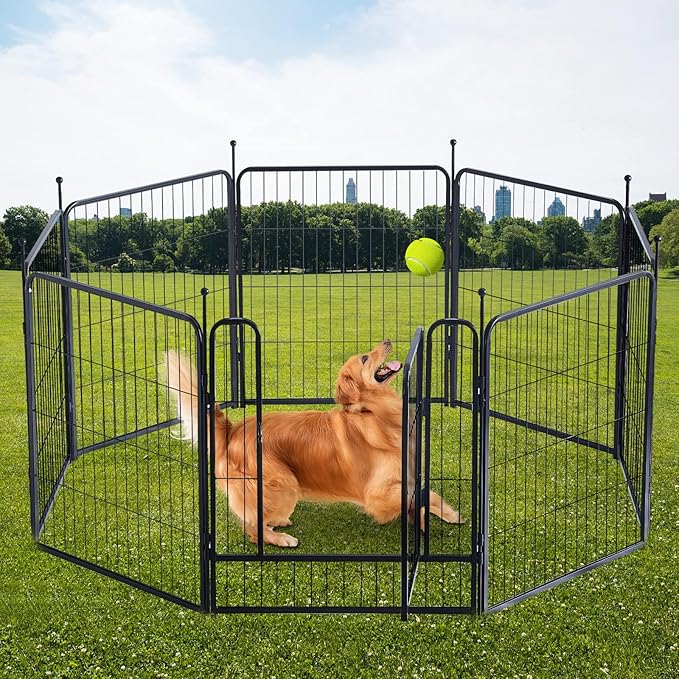 Dog Playpen, Portable Outdoor Dog Fence, Dog Playpen - Image 6