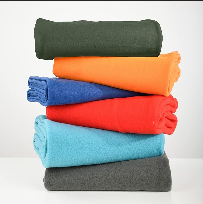 Fleece Throw Blankets Bulk Fleece Blankets Solid Wholesale Lightweight Warm Soft - Image 3