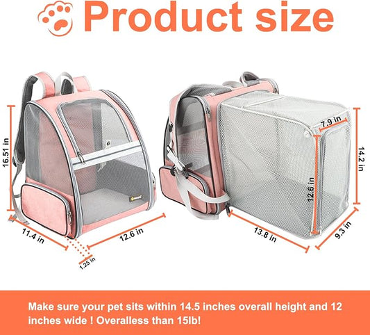 Texsens Innovative Traveler Bubble Backpack Pet Carriers - Image 2