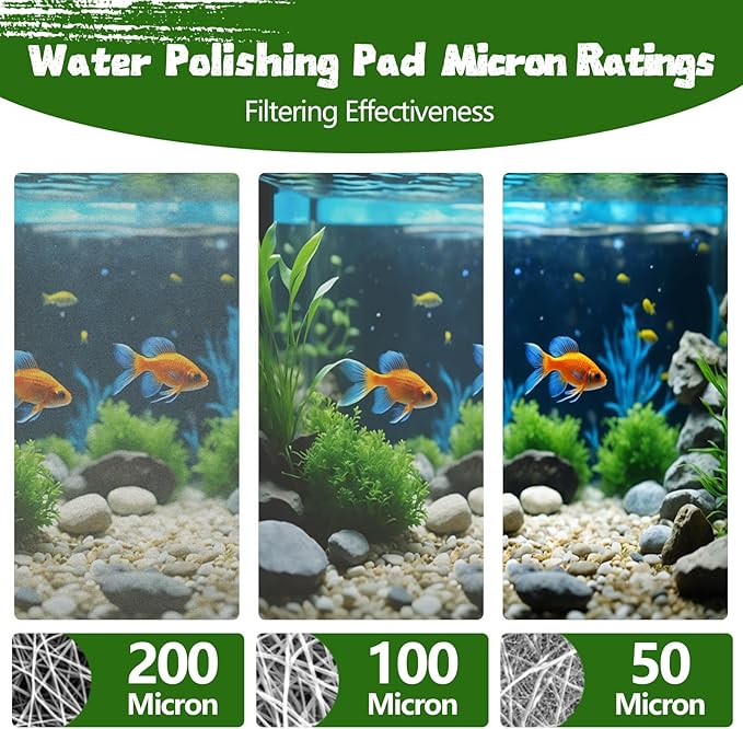 Aquarium Polishing Filter Pad-Ultra Fine 200 Micron Filter Floss - Image 6