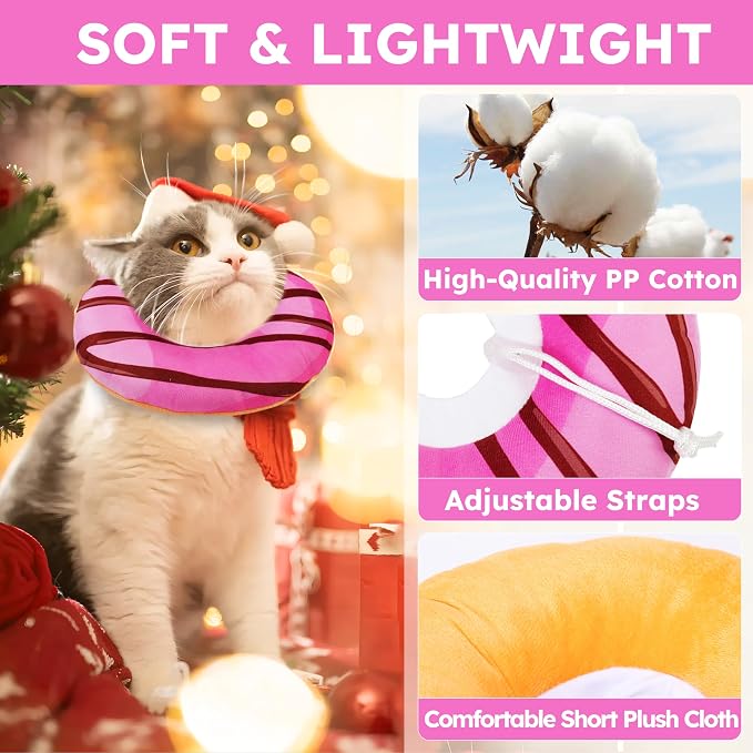 Cat Cone Collar Soft, Cat Recovery Collar - Image 3