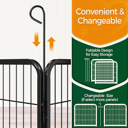 Yaheetech Dog Playpen, 24 inch 2 Panels Dog Pen - Image 7