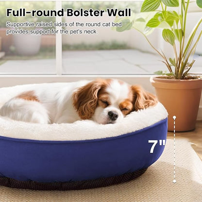 Love's cabin Round Donut Cat and Dog Cushion Bed, 25in Pet Bed - Image 7