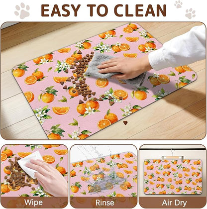 Dog Food Mat for Bowls, Absorbent Quick Dry Dog Cat Mats for Food and Water - Image 6