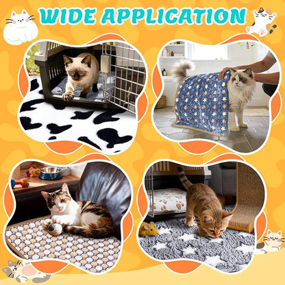 6 Pcs Guinea Pig Blankets Bedding Small Animal Cage Liners Sleep Mat Absorbent - Image 5