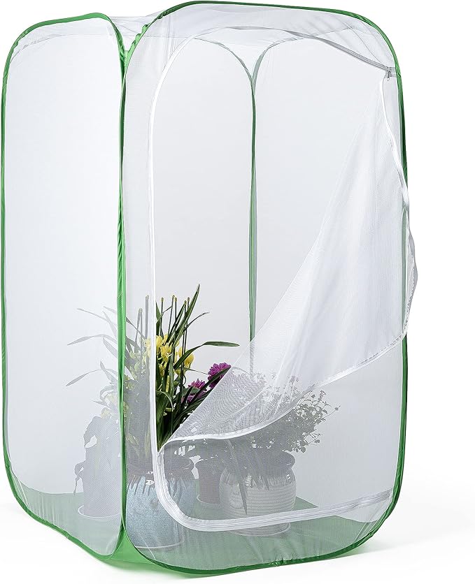 48" Outdoor Mesh Plant Enclosure, Mesh Plant Cover - Image 7