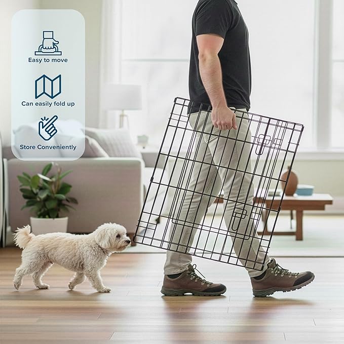 Puppy Playpen - Foldable Metal Exercise Enclosure - Indoor/Outdoor Fence - Image 3