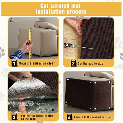 Cat Scratch Mat, Couch Protector from Cats Claw, Cat Scratch Furniture - Image 7