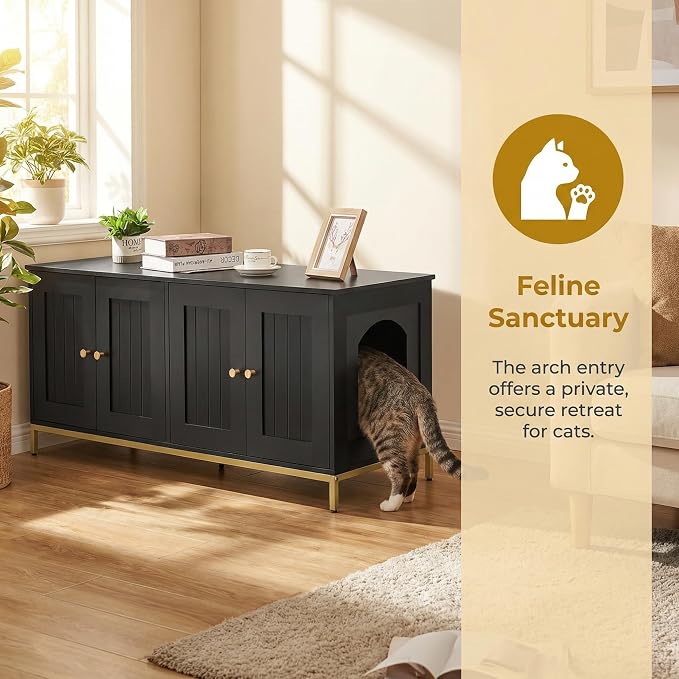 Homhedy Cat Litter Box Enclosure - Image 2