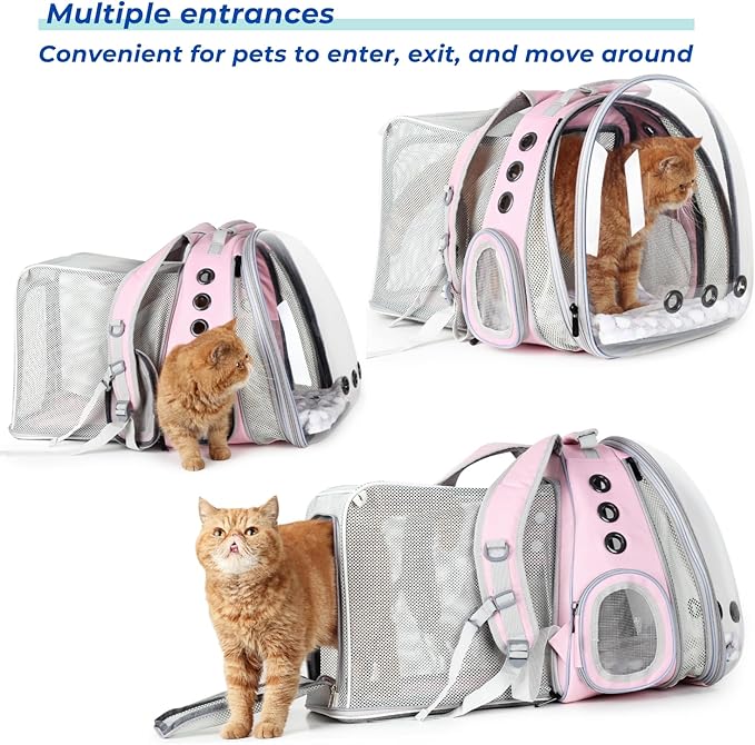 Lollimeow Expandable Cat Backpack Carrier - Image 4