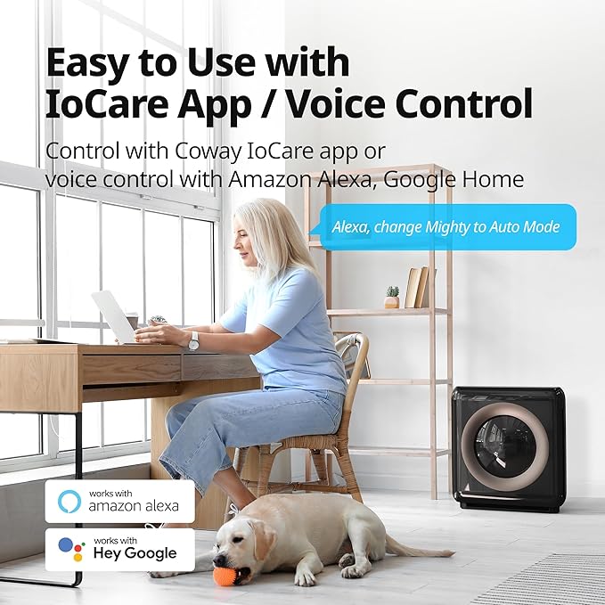 COWAY Air Purifier for Home Up to 1, App-Enabled Smart Technology, Compatible - Image 7