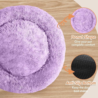 JOLLYVOGUE Calming Dog Bed for Small Dogs - Image 3