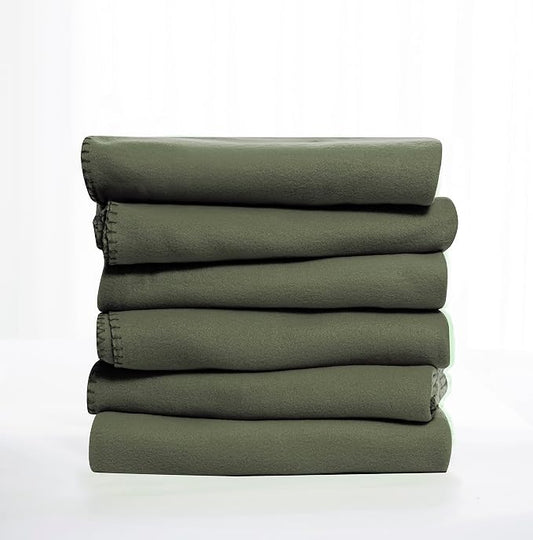 Fleece Throw Blanket Set Bulk for Travel Kids Outdoor Wedding Pet - Image 2