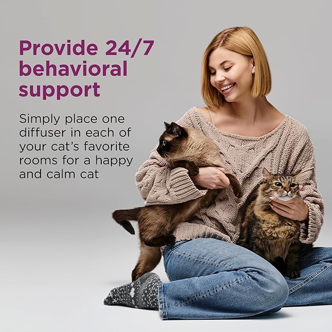 COMFORT ZONE Multi Cat Calming Diffuser Refill, 3 Pack – Cat Calming Pheromone - Image 6