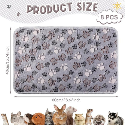 Tegeme 8 Pcs Fleece Dog Blankets - Image 2