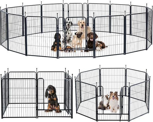 Dog Playpen Portable Outdoor Dog Fence, Dog Playpen by XDPET
