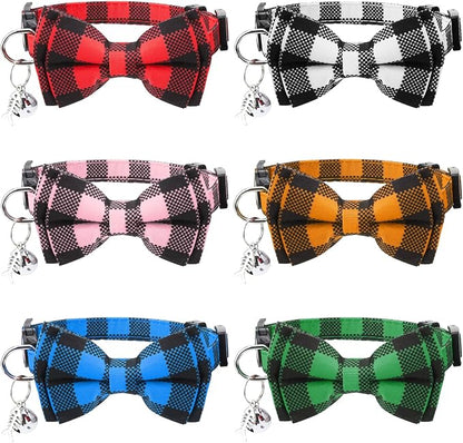 6 Pack Breakaway Cat Collars by Guiqulai