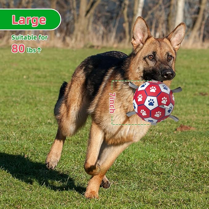 Diman Premium Large Dog Toys Dog Soccer Ball - Image 4